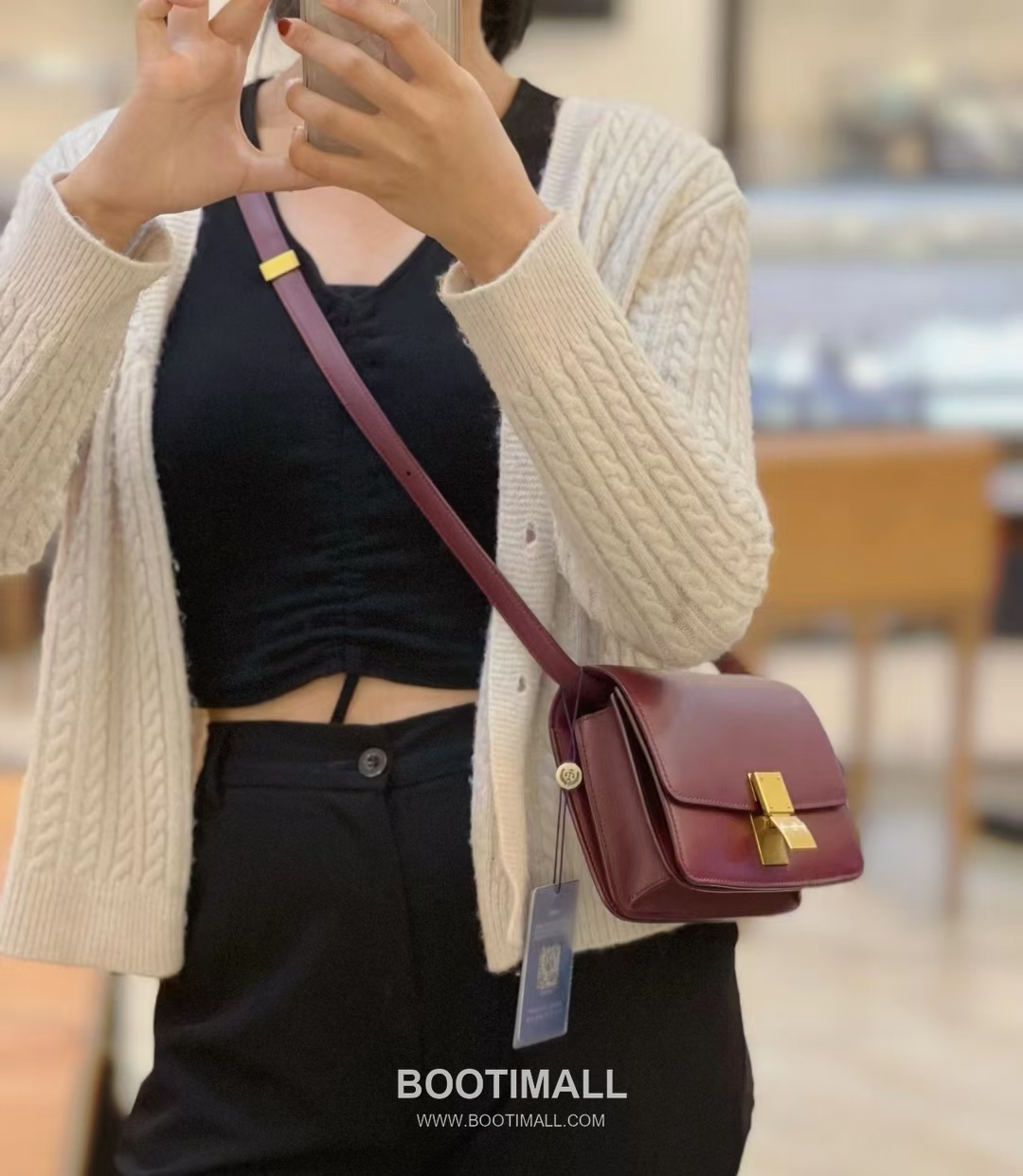 Celine Classic Box Leather Shoulder Bag 셀린느 클래식 박스 레더 숄더백 18.5cm 1