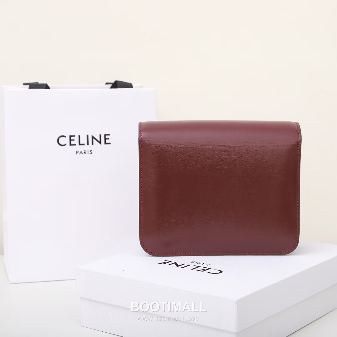 Celine Classic Box Leather Shoulder Bag 셀린느 클래식 박스 레더 숄더백 18.5cm 8