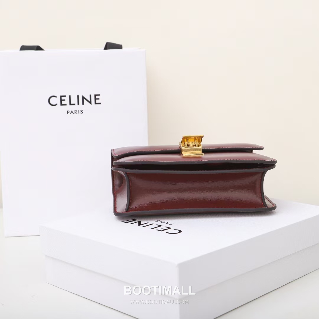 Celine Classic Box Leather Shoulder Bag 셀린느 클래식 박스 레더 숄더백 18.5cm 9