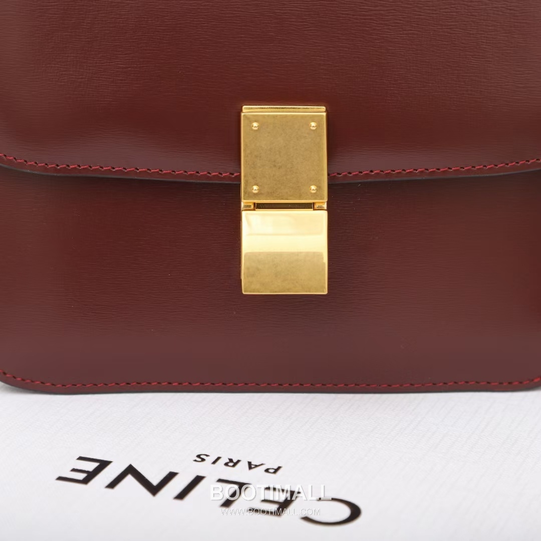 Celine Classic Box Leather Shoulder Bag 셀린느 클래식 박스 레더 숄더백 18.5cm 10