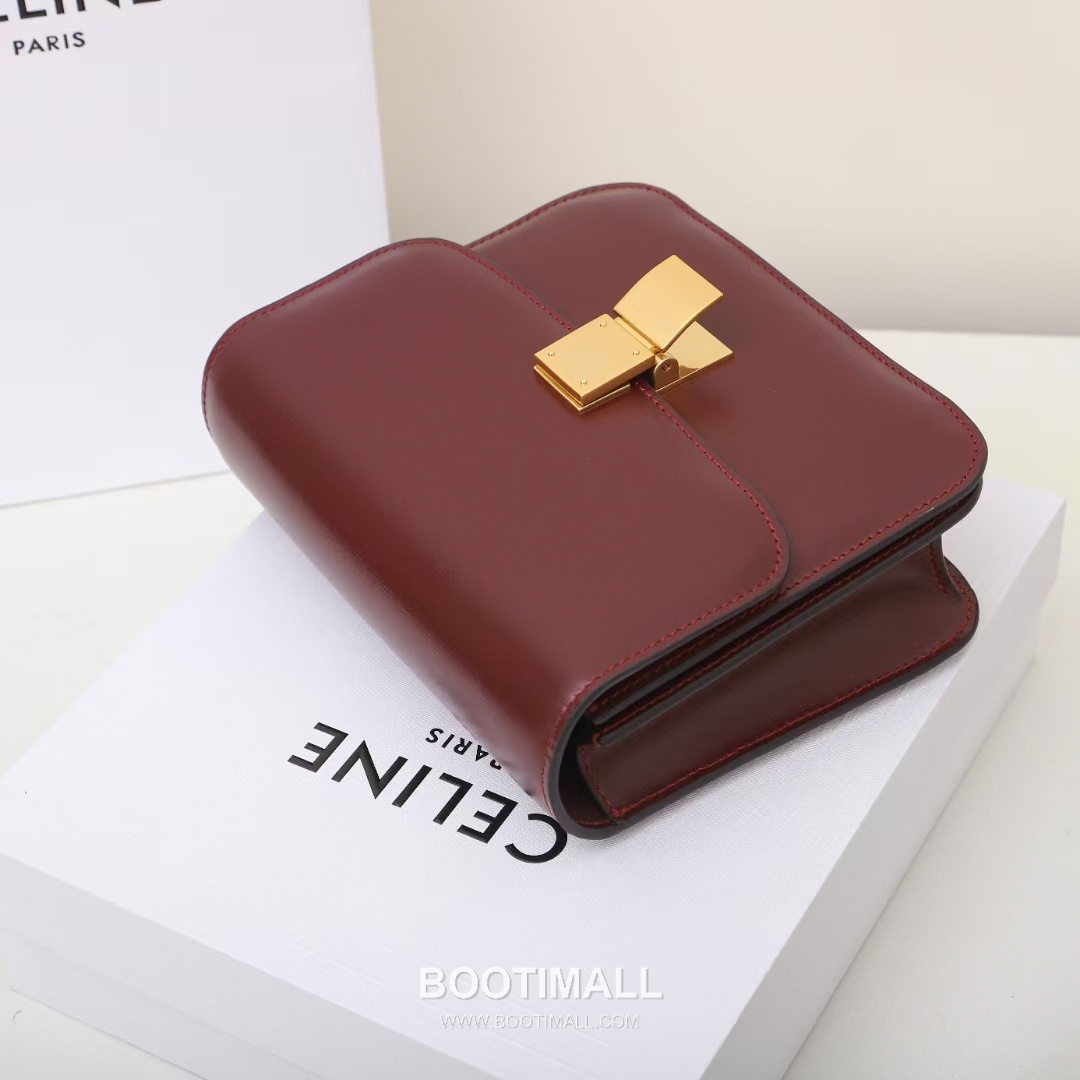 Celine Classic Box Leather Shoulder Bag 셀린느 클래식 박스 레더 숄더백 18.5cm 12