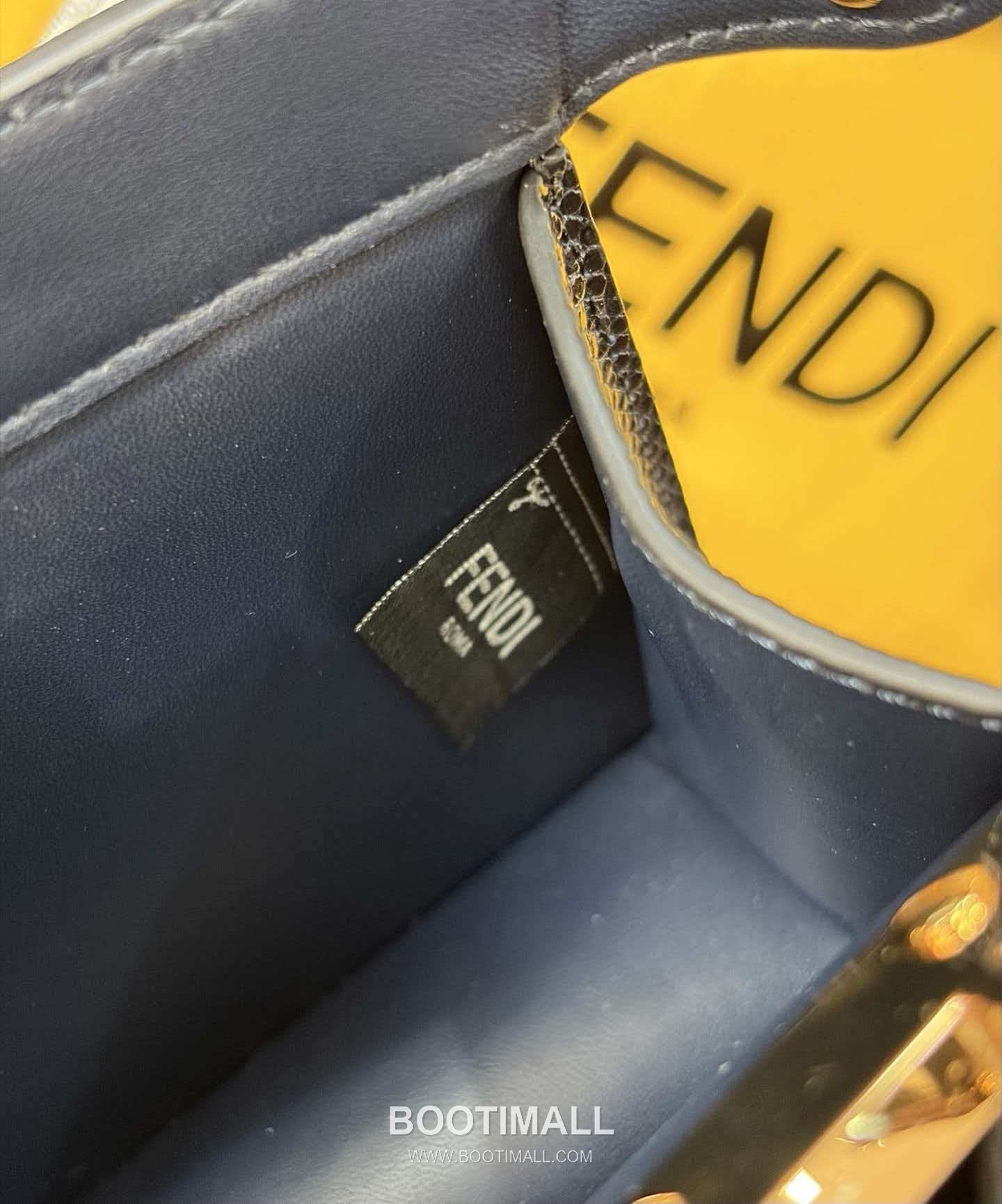 Fendi Peekaboo ISeeU Mini Lizard Leather Bag 펜디 피카부 아이씨유 미니 리자드 레더 백 20cm 9