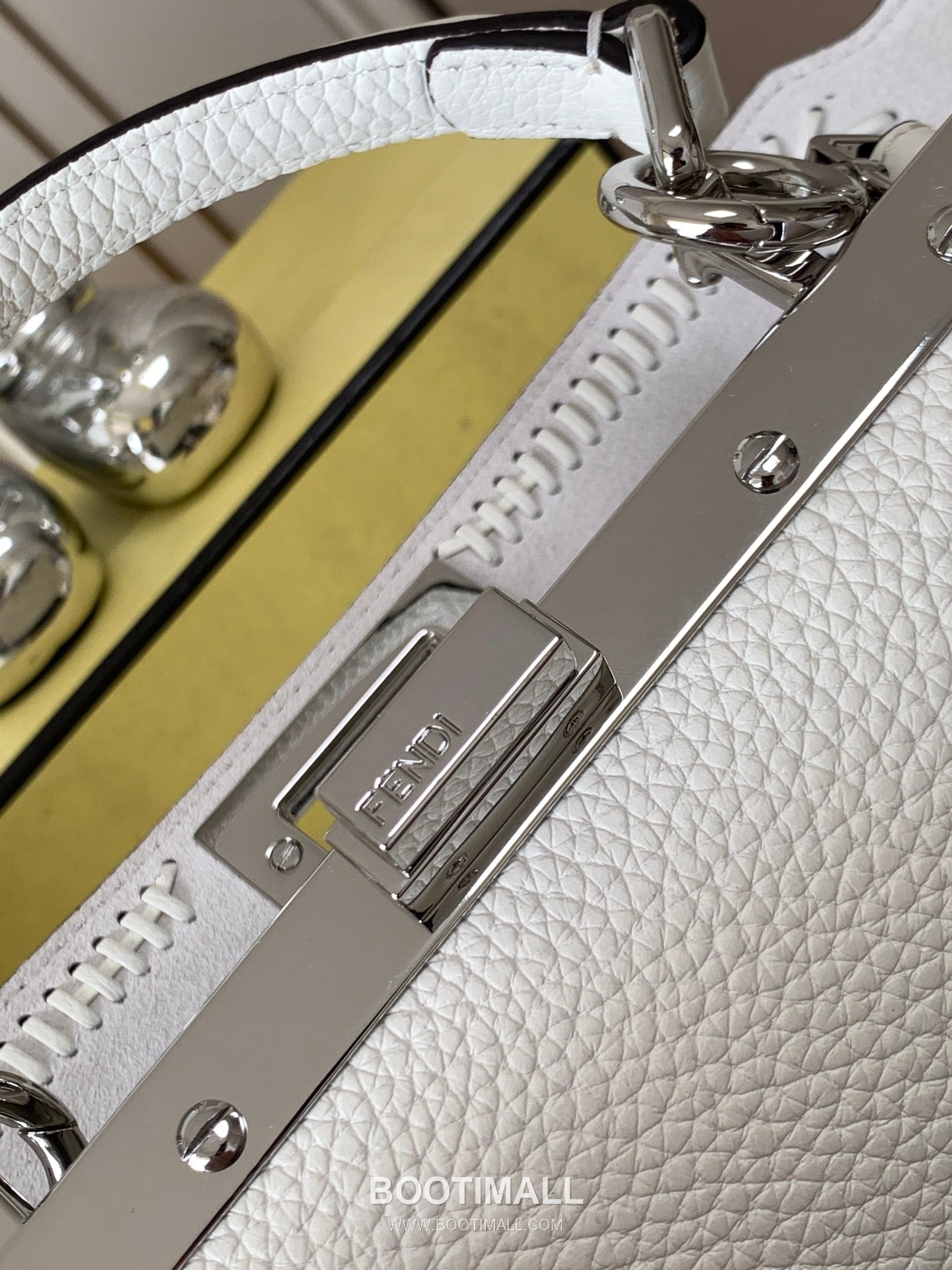 Fendi Peekaboo ISeeU Medium Cuoio Romano Leather Bag 펜디 피카부 아이씨유 미디엄 쿠오이오 로마노 레더 백 27cm 6