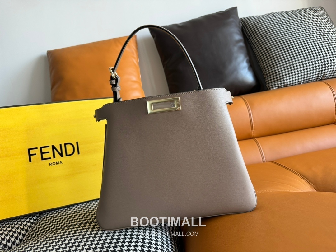 Fendi Peekaboo Soft Medium Calfskin Leather Bag 펜디 피카부 소프트 미디엄 카프스킨 레더 백 33cm 2