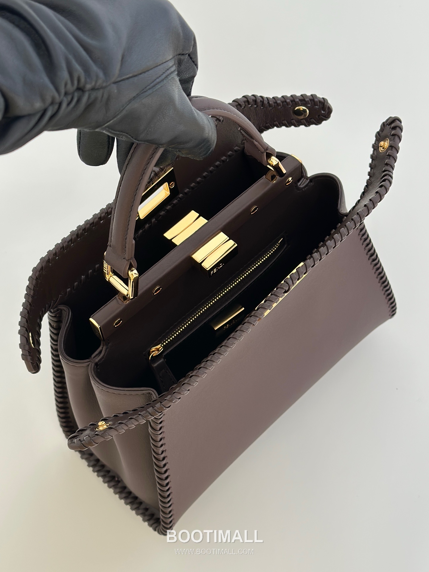 Fendi Peekaboo Small Calfskin Leather Bag 펜디 피카부 스몰 카프스킨 레더 백 23cm 9