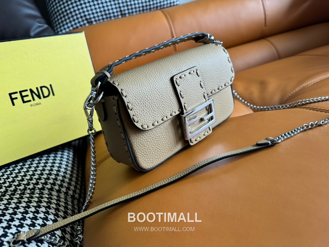Fendi Baguette Mini Cuoio Romano Leather Bag 펜디 바게트 미니 쿠오이오 로마노 레더 백 20cm 2