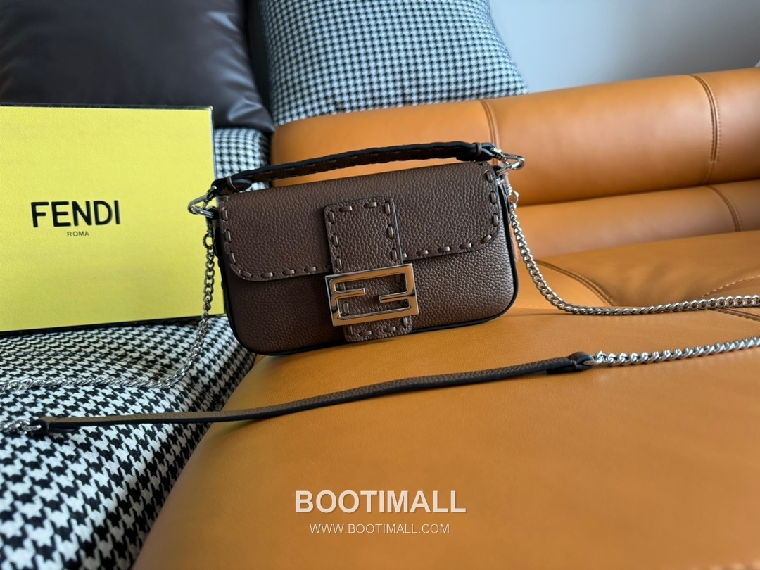 Fendi Baguette Mini Cuoio Romano Leather Bag 펜디 바게트 미니 쿠오이오 로마노 레더 백 20cm 1