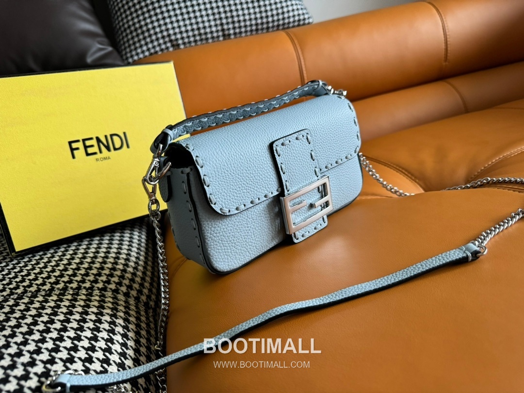 Fendi Baguette Mini Cuoio Romano Leather Bag 펜디 바게트 미니 쿠오이오 로마노 레더 백 20cm 11
