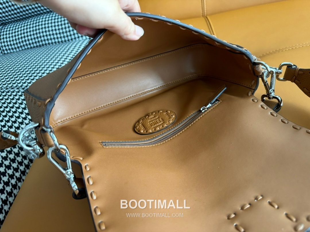 Fendi Baguette Medium Cuoio Romano Leather Bag 펜디 바게트 미디엄 쿠오이오 로마노 레더 백 27cm 8