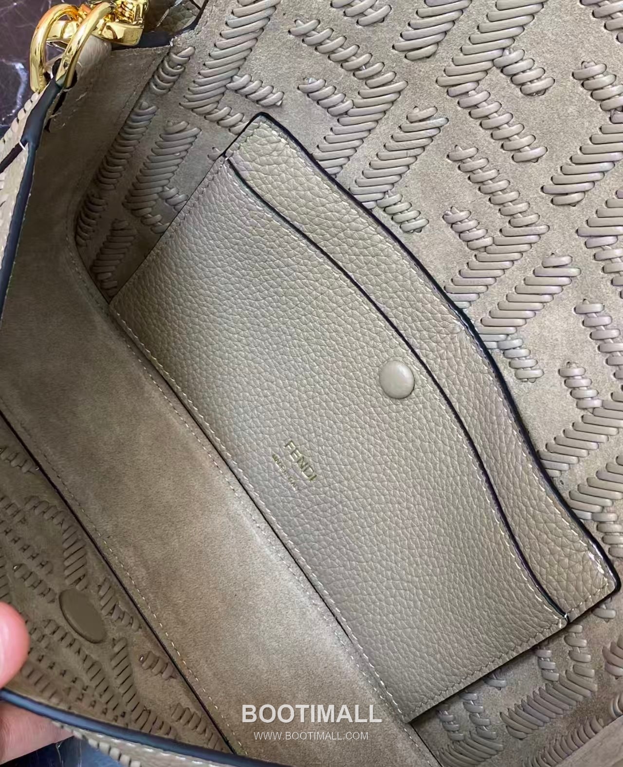 Fendi Baguette Medium Woven Leather Bag 펜디 바게트 미디엄 우븐 레더 백 27cm 8