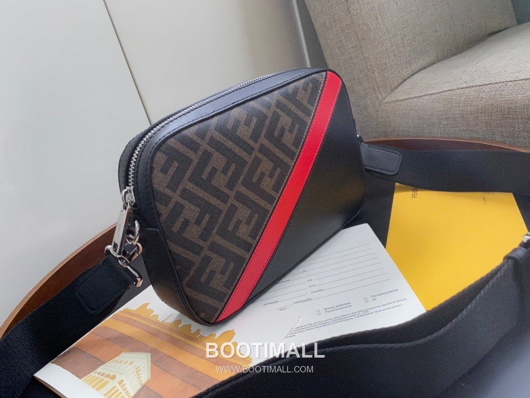 Fendi Camera Case FF Jacquard Fabric Bag 펜디 카메라 케이스 FF 자카드 패브릭 백 22cm 2