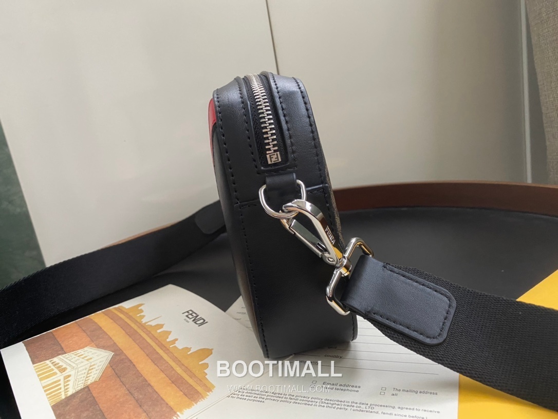 Fendi Camera Case FF Jacquard Fabric Bag 펜디 카메라 케이스 FF 자카드 패브릭 백 22cm 3