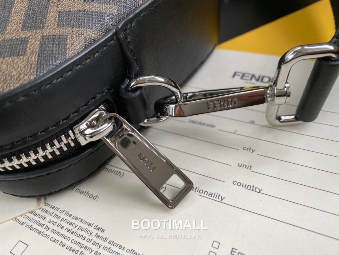 Fendi Camera Case FF Jacquard Fabric Bag 펜디 카메라 케이스 FF 자카드 패브릭 백 22cm 7