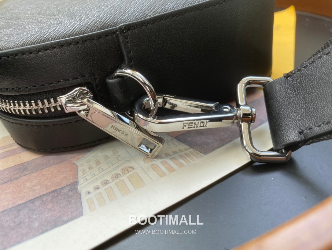 Fendi Camera Case FF Jacquard Fabric Bag 펜디 카메라 케이스 FF 자카드 패브릭 백 22cm 6