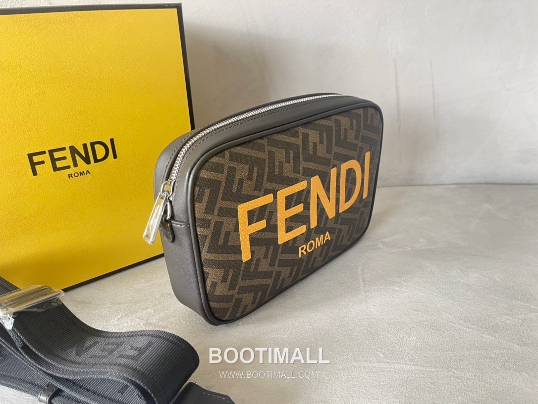 Fendi Camera Case FF Jacquard Fabric Bag 펜디 카메라 케이스 FF 자카드 패브릭 백 22cm 2