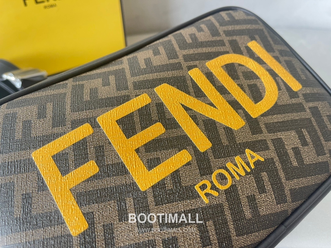 Fendi Camera Case FF Jacquard Fabric Bag 펜디 카메라 케이스 FF 자카드 패브릭 백 22cm 6