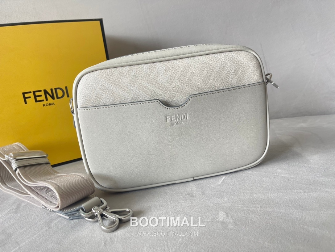 Fendi Camera Case FF Jacquard Fabric Bag 펜디 카메라 케이스 FF 자카드 패브릭 백 22cm 4