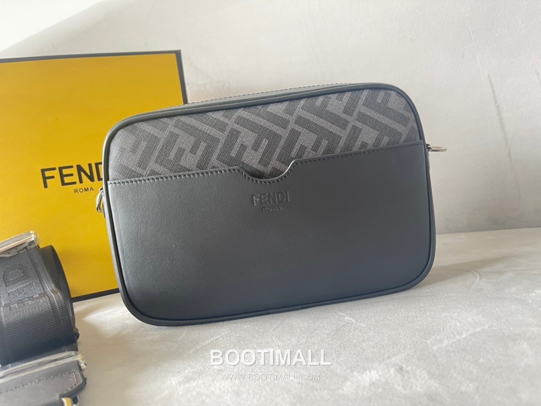 Fendi Camera Case FF Jacquard Fabric Bag 펜디 카메라 케이스 FF 자카드 패브릭 백 22cm 4