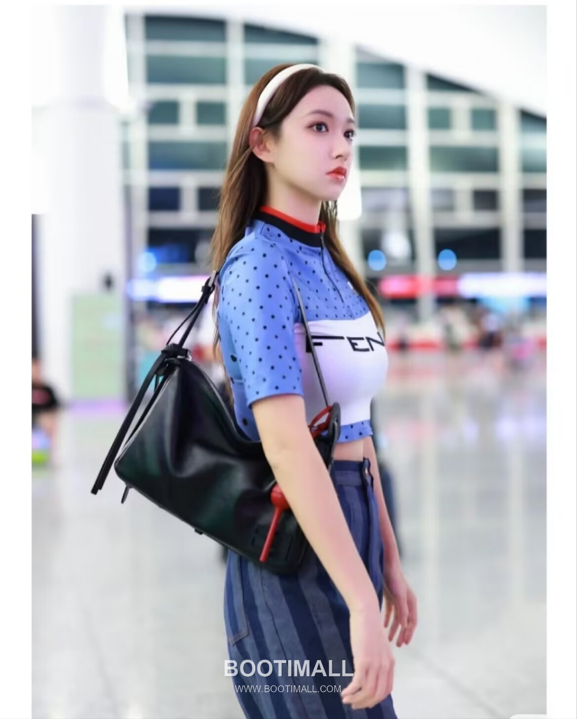 Fendi Simply FF Patent Low-Gloss Calfskin Black Shoulder Bag 펜디 심플리 FF 페이턴트 로우글로스 카프스킨 블랙 숄더백 22cm 2