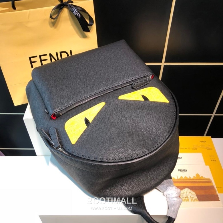 Fendi Bag Bugs Togo Leather Backpack 펜디 백버그 토고 레더 백팩 34cm 4