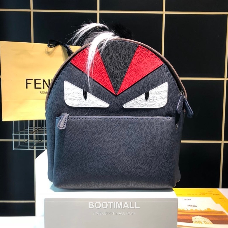 Fendi Bag Bugs Togo Leather Backpack 펜디 백버그 토고 레더 백팩 34cm 1