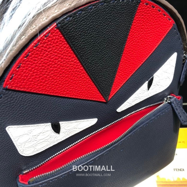 Fendi Bag Bugs Togo Leather Backpack 펜디 백버그 토고 레더 백팩 34cm 6