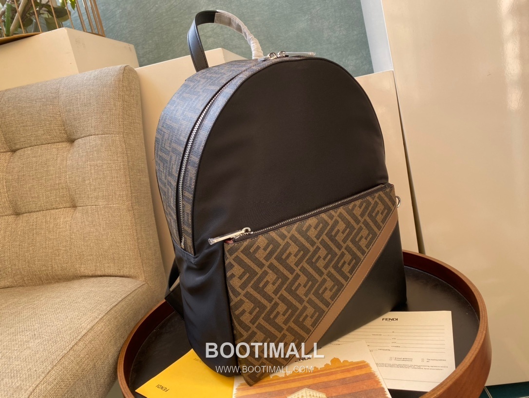 Fendi FF Nylon Backpack 펜디 FF 나일론 백팩 7012M70 32cm 2
