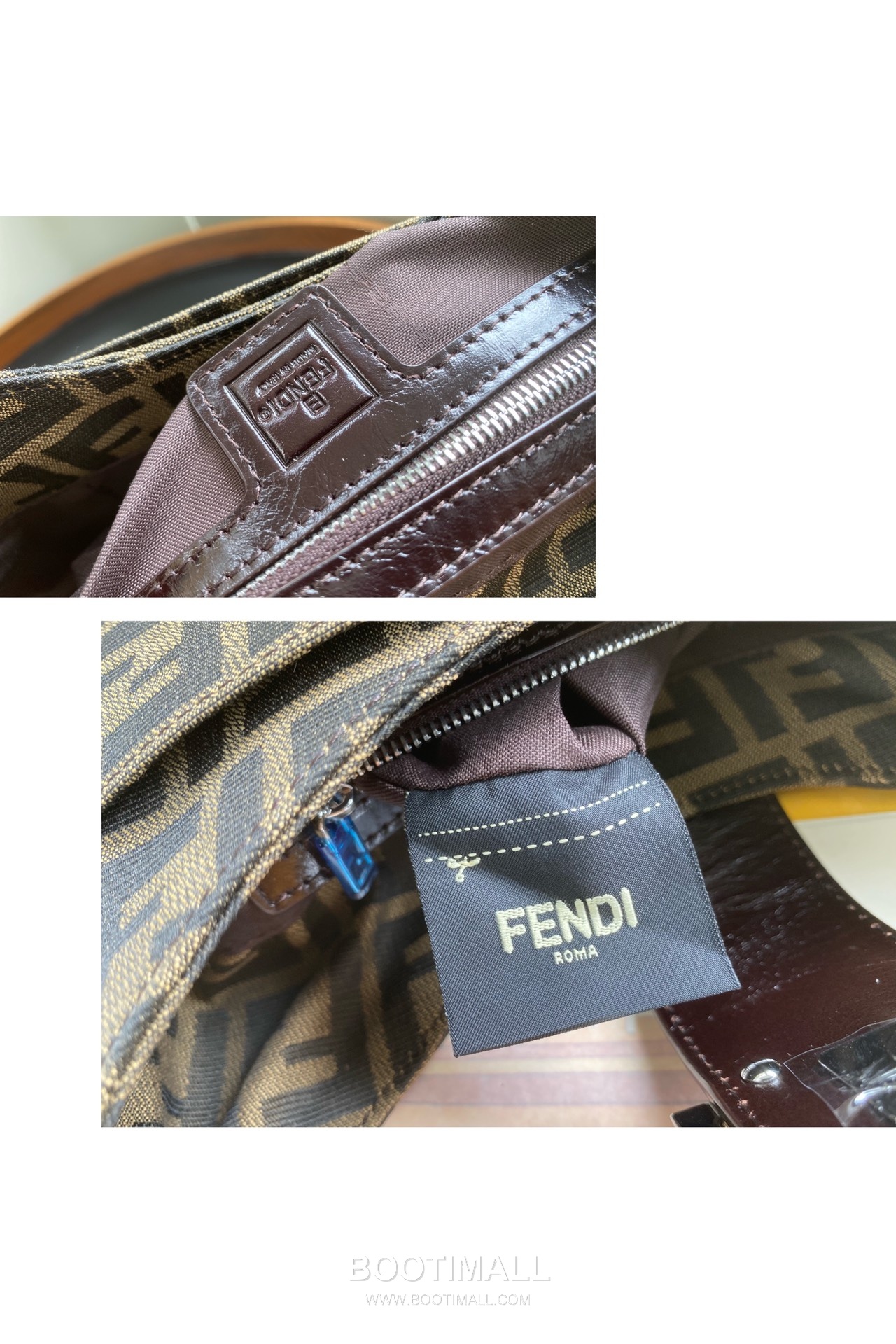 Fendi Vintage FF Canvas Shoulder Bag 펜디 빈티지 FF 캔버스 숄더백 9018M58 29cm 9