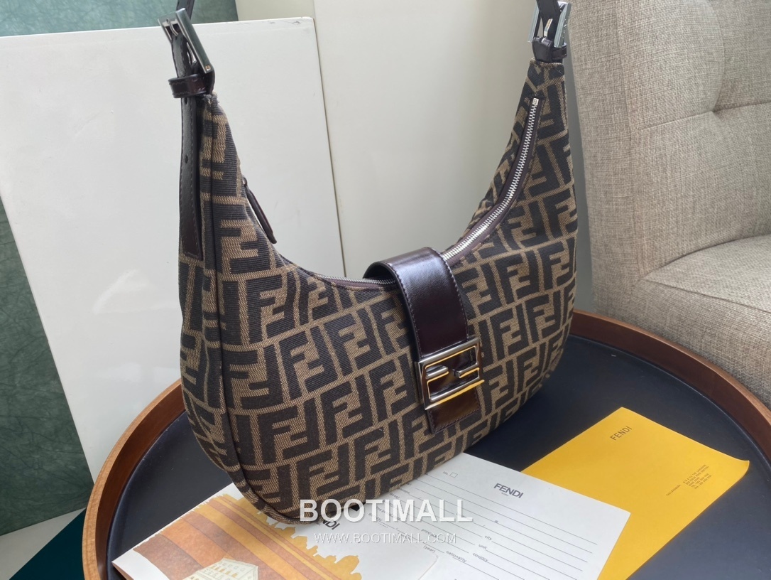 Fendi Vintage FF Canvas Shoulder Bag 펜디 빈티지 FF 캔버스 숄더백 278-2M55 33cm 2