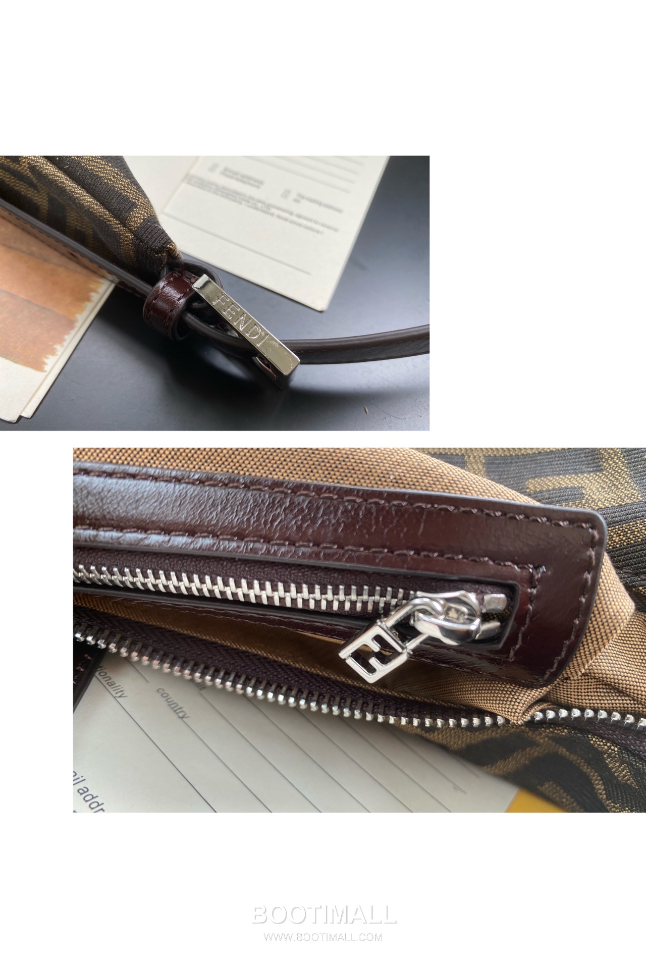 Fendi Vintage FF Canvas Shoulder Bag 펜디 빈티지 FF 캔버스 숄더백 278-2M55 33cm 8