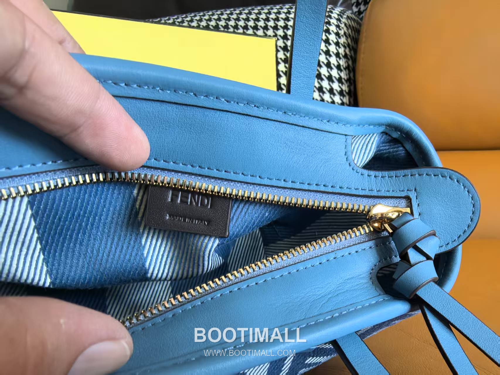 Fendi FF Denim Effect Jacquard Mini Tote Bag 펜디 FF 데님 이펙트 자카드 미니 토트백 83278M55 15.5cm 7