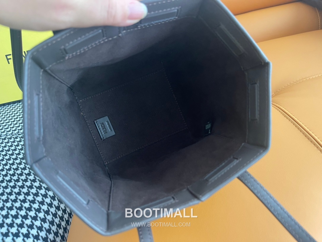 Fendi Origami FF Canvas Foldable Bucket Tote Bag 펜디 오리가미 FF 캔버스 폴더블 버킷 토트백 8826M68 19cm 7