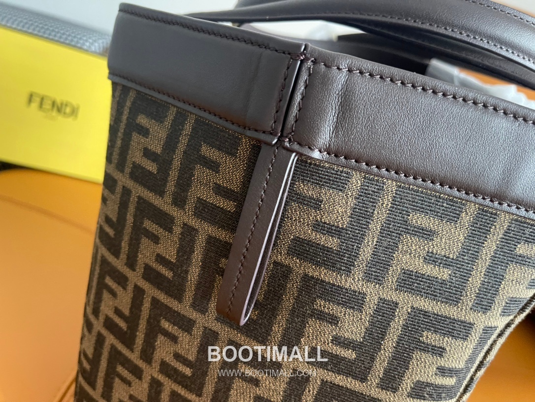 Fendi Origami FF Canvas Foldable Bucket Tote Bag 펜디 오리가미 FF 캔버스 폴더블 버킷 토트백 8626M72 27cm 6