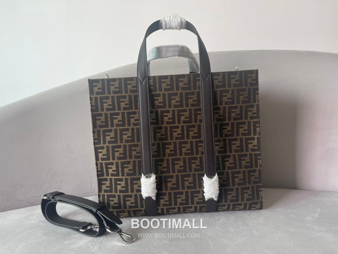 Fendi FF Recycled Jacquard Large Tote Bag 펜디 FF 리사이클 자카드 라지 토트백 390M78 41cm 1