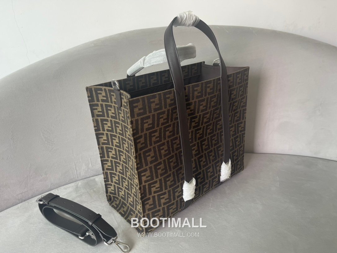 Fendi FF Recycled Jacquard Large Tote Bag 펜디 FF 리사이클 자카드 라지 토트백 390M78 41cm 2