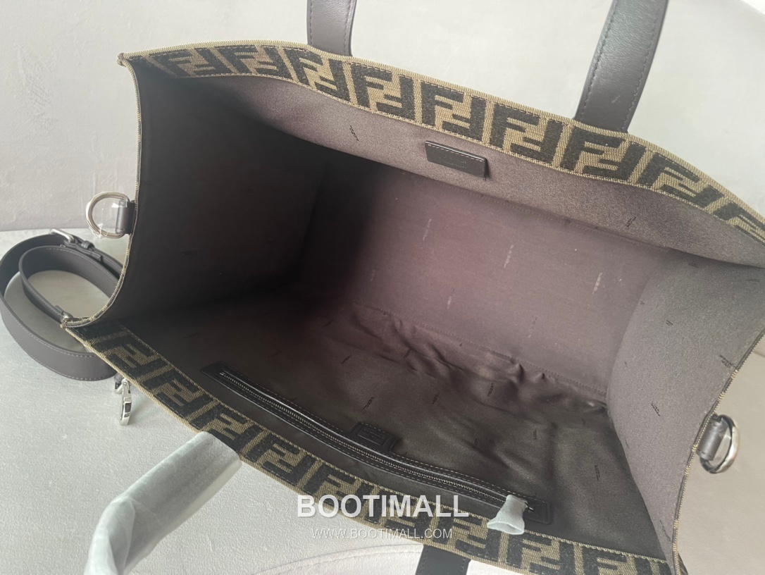 Fendi FF Recycled Jacquard Large Tote Bag 펜디 FF 리사이클 자카드 라지 토트백 390M78 41cm 7