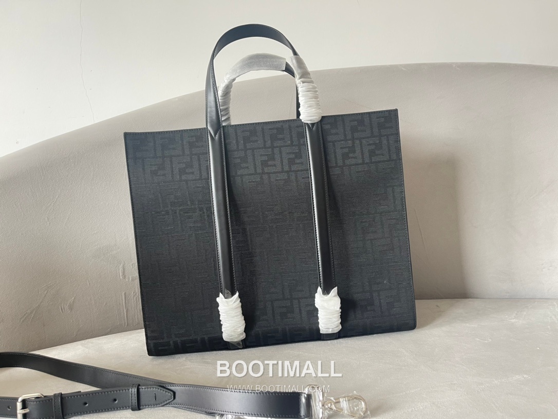 Fendi FF Recycled Jacquard Large Tote Bag 펜디 FF 리사이클 자카드 라지 토트백 390M78 41cm 1