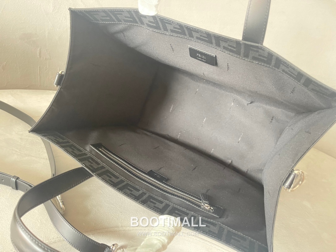 Fendi FF Recycled Jacquard Large Tote Bag 펜디 FF 리사이클 자카드 라지 토트백 390M78 41cm 5