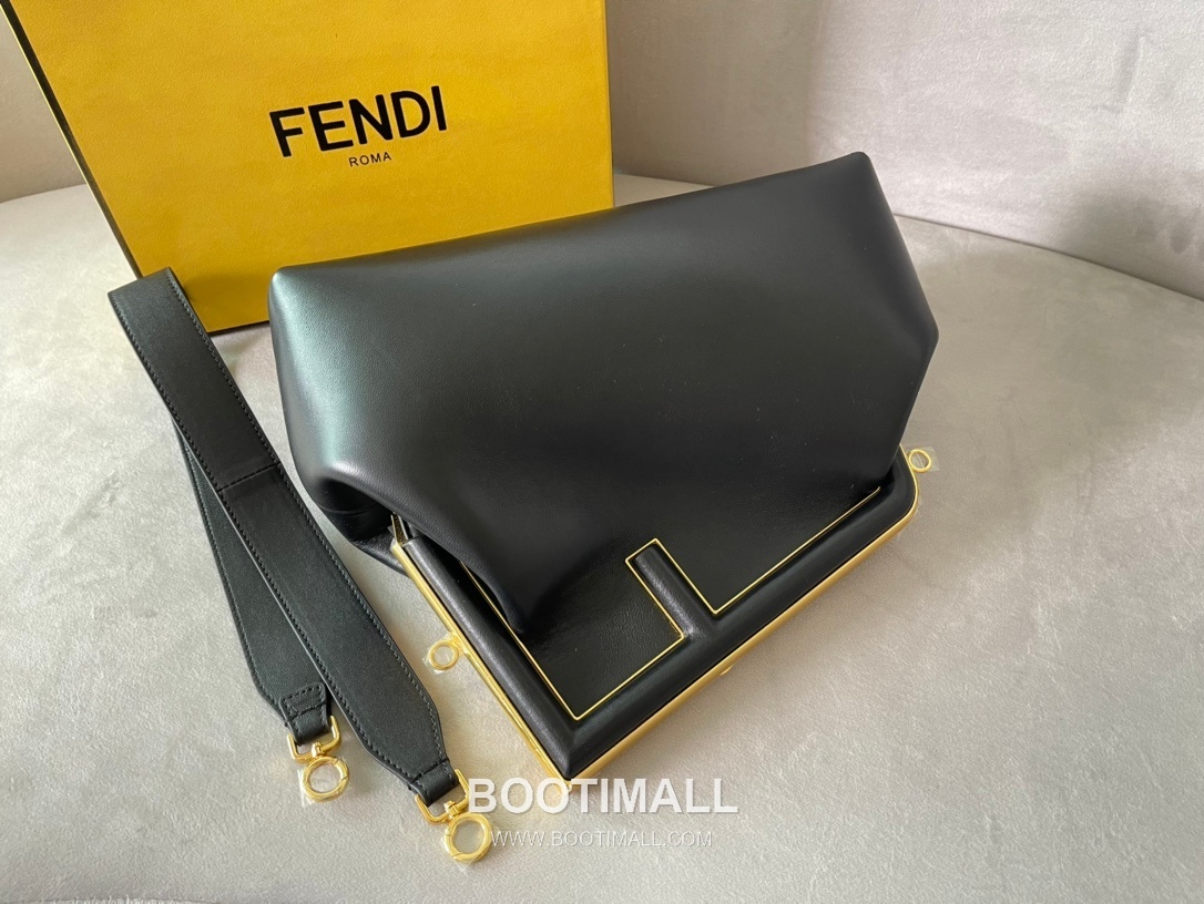 Fendi First Nappa Leather Medium Bag 펜디 퍼스트 나파 가죽 미디엄 토트 클러치백 127M103 32.5cm 6