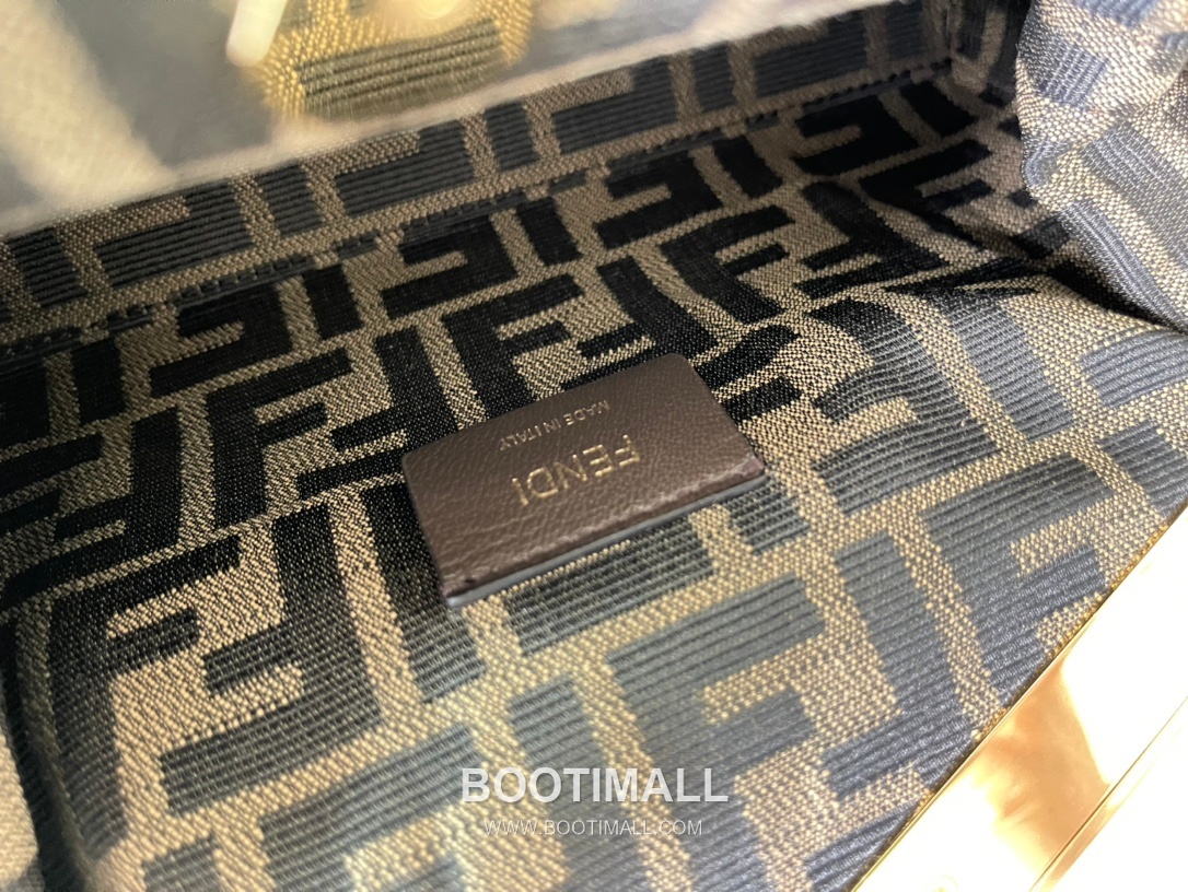Fendi First Nappa Leather Small Bag 펜디 퍼스트 나파 가죽 스몰 토트 클러치백 129M90 26cm 9