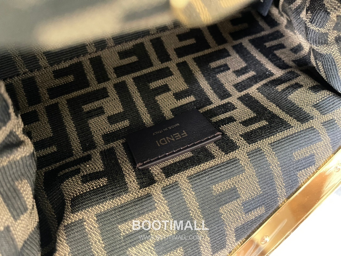 Fendi First Nappa Leather Small Bag 펜디 퍼스트 나파 가죽 스몰 토트 클러치백 129M90 26cm 9