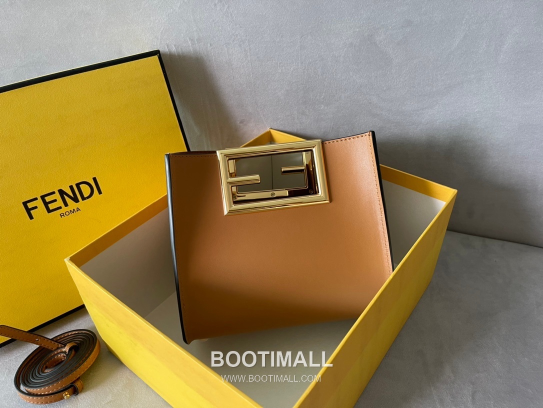 Fendi Way Leather Small Bag 펜디 웨이 가죽 스몰 토트 숄더백 054M80 20cm 1