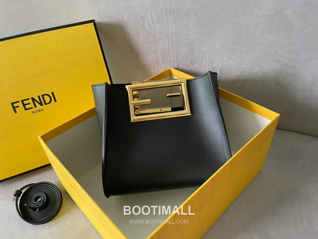 Fendi Way Leather Small Bag 펜디 웨이 가죽 스몰 토트 숄더백 054M80 20cm 1