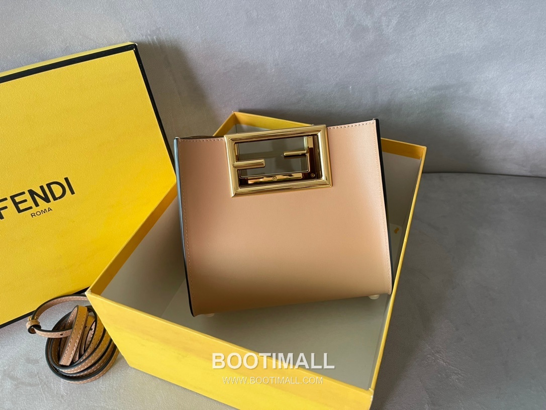 Fendi Way Leather Small Bag 펜디 웨이 가죽 스몰 토트 숄더백 054M80 20cm 1