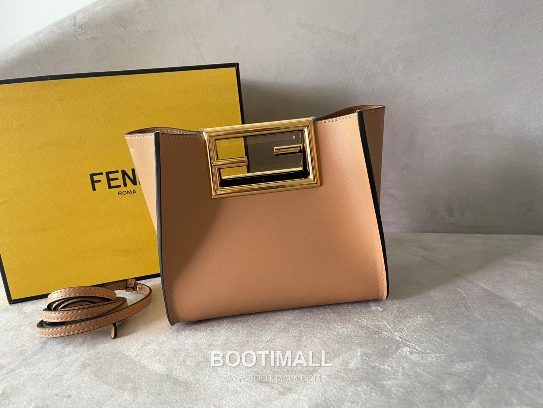 Fendi Way Leather Small Bag 펜디 웨이 가죽 스몰 토트 숄더백 054M80 20cm 2