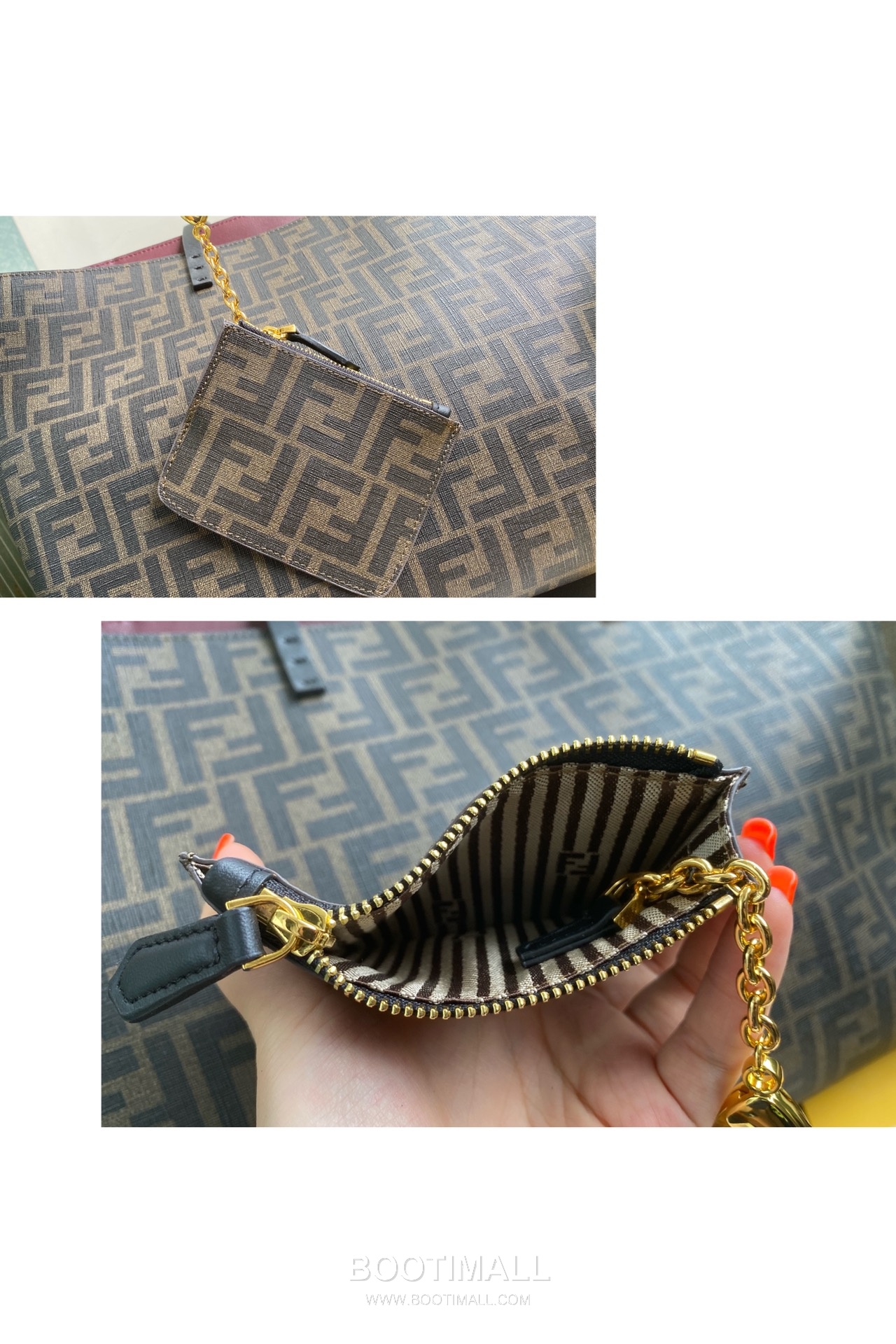 Fendi Roll Bags FF Leather Large Shopping Tote 펜디 롤백 FF 가죽 라지 쇼핑 토트백 80M58 35cm 9