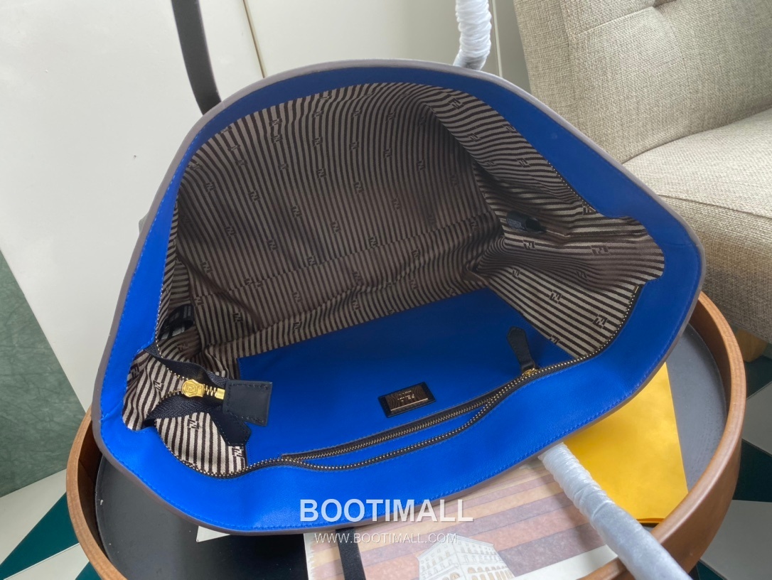 Fendi Roll Bags FF Leather Large Shopping Tote 펜디 롤백 FF 가죽 라지 쇼핑 토트백 80M58 35cm 6