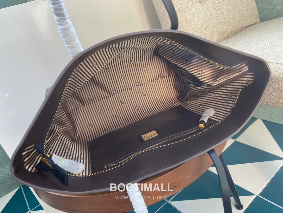 Fendi Roll Bags FF Leather Large Shopping Tote 펜디 롤백 FF 가죽 라지 쇼핑 토트백 80M58 35cm 6