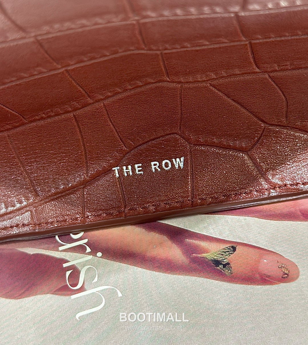 The Row Marlo 14 Crocodile Embossed Leather Tote Bag 더로우 마를로 14 크로커다일 엠보스 가죽 토트백 8823 36cm 5