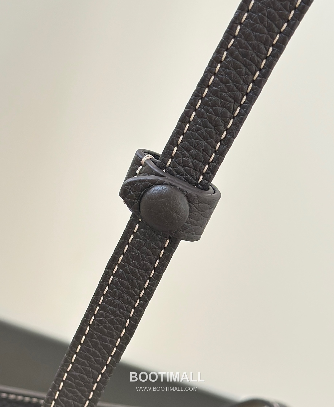 The Row Stitch TC Grained Cowhide Dark Tote Bag 마고 스티치 TC 리치패턴 소가죽 다크 토트백 30cm 12